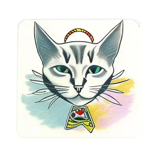 Cards With A Black Cat And A Number 13