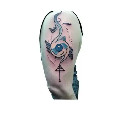 A Yin And Yang Symbol