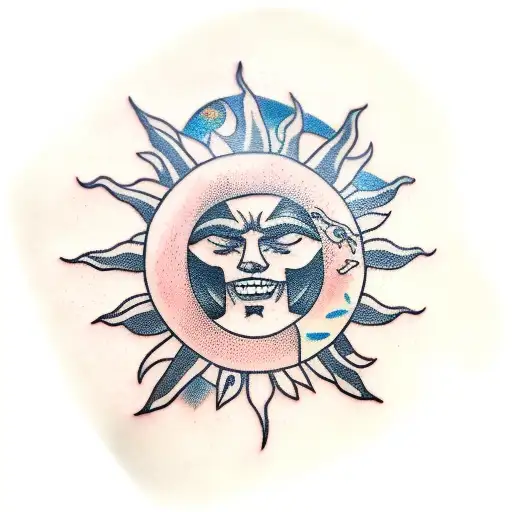 Sun Riding A Skateboard