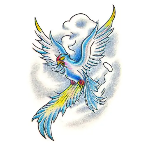 Phoenix With Wind And Water