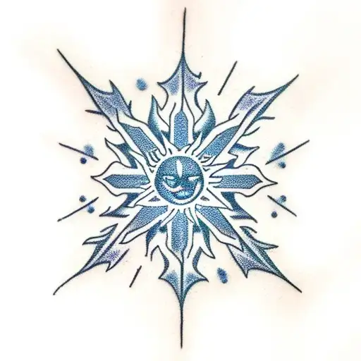 A Snowflake And A Sun