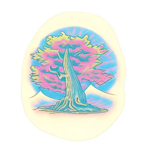 Tree Carved Sierra And Jake