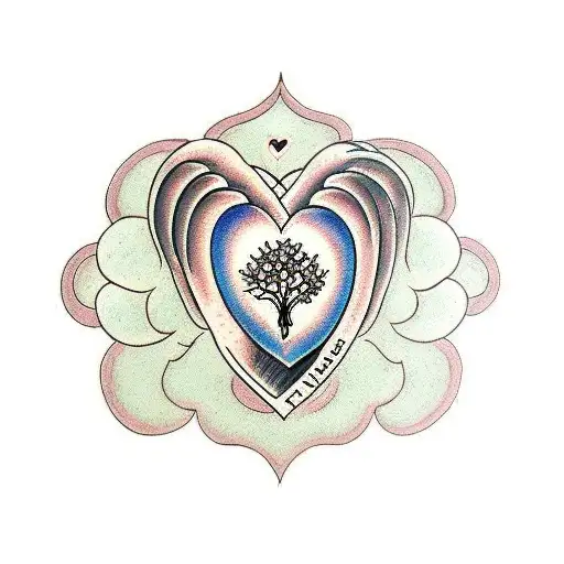 Heart With Tree Of Life