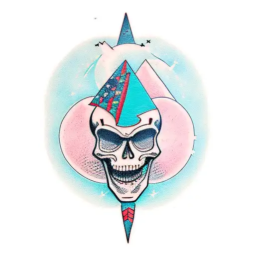 Skeleton Sunset Rocket