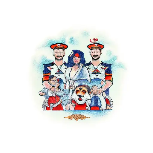 A Family Portrait With Each Member Depicted As A Different Gaming Character