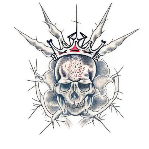 Brain With Crown Of Thorns