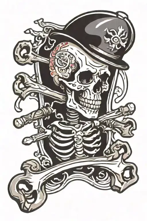 Skeleton With Wrench