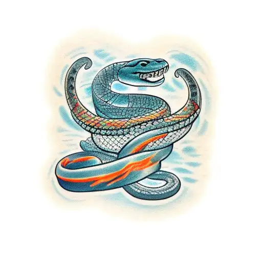 Witness Text With Snake