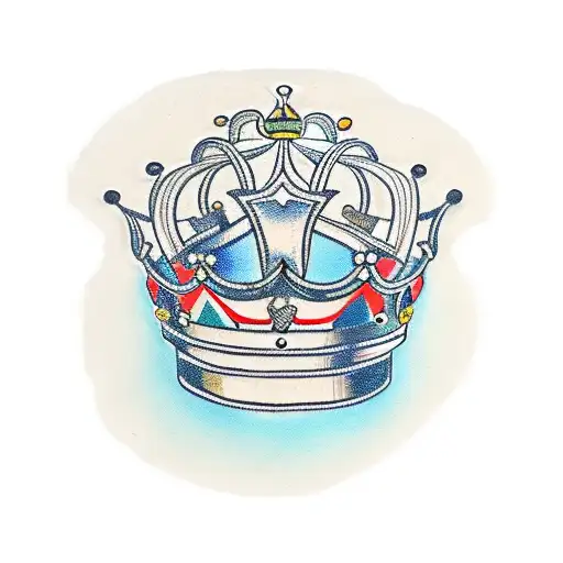 King's Crown With R In Middle
