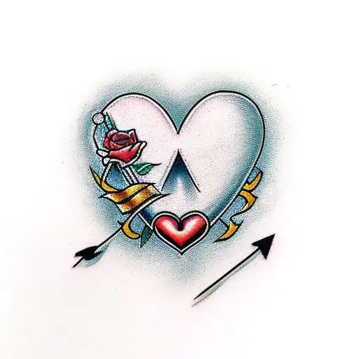 Heart Pierced With Arrow