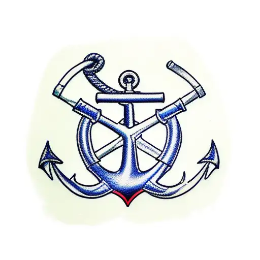 Navy Anchor