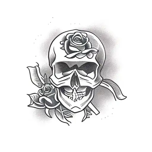 Skull And Roses