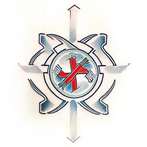 German Cross In Chinese Design