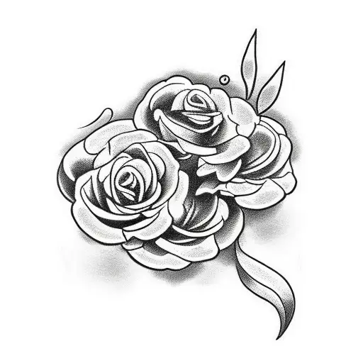 Black And Grey Snake Hiding In Flowers