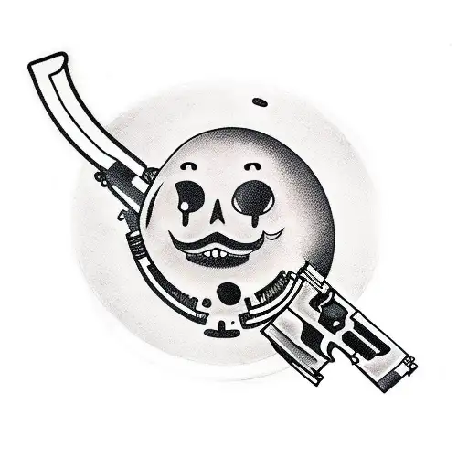 Cherry With Guns With Music With Speaker With Knife With Mechanic