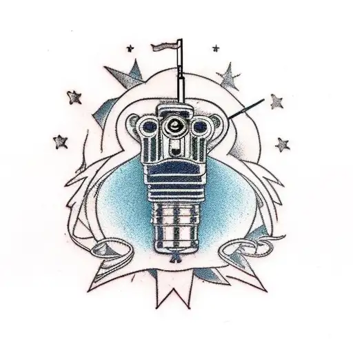 Six Shooter With A 9 Etched On The Gun