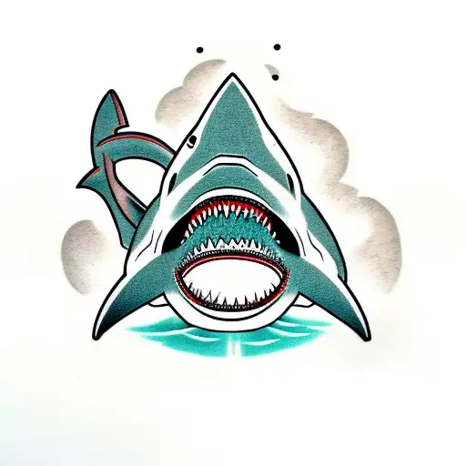 Shark With Thunderbolts