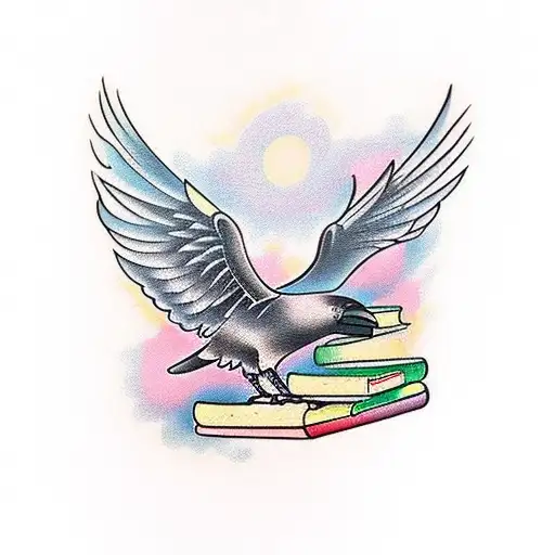 Crow And Books