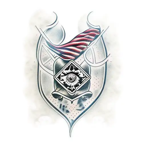 Bad Luis On Banner Over Heart