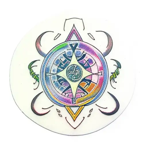 Yggdrasil With Vegvisir