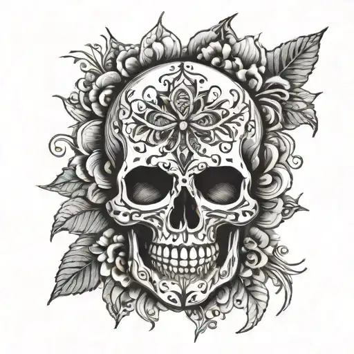 Skull And Henna