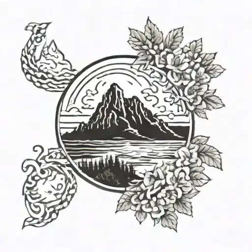 Smoky Mountains Full Moon