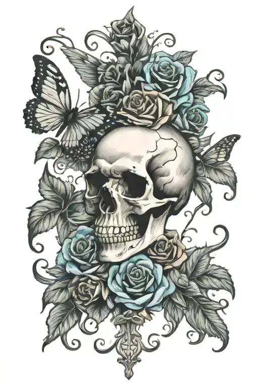 Skull Roses Butterflies Eagle Animal Music Concert Love Ghost