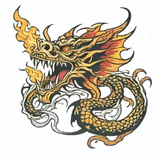 Dragon Breathing Fire