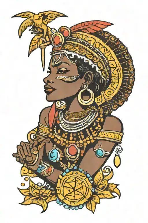 African Libra Goddess