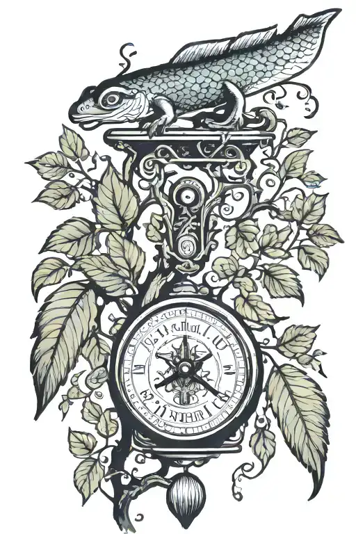 Scales Growing From A Tree