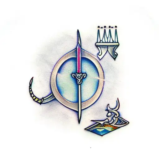 Sword With Scales Of Justice