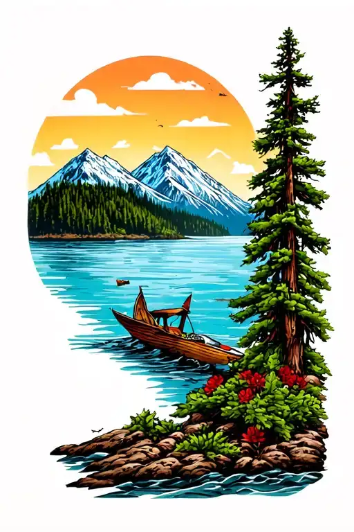 Destin Florida And Alpine Colorado Mountains