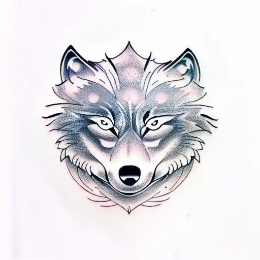 Wolf Ying Yang Fineline