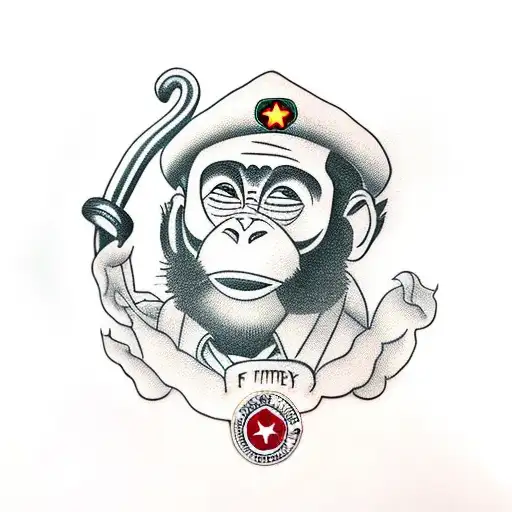 Monkey As Fidel Castro