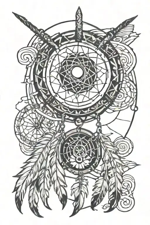 Dreamcatcher With Garra Symbol From Naruto