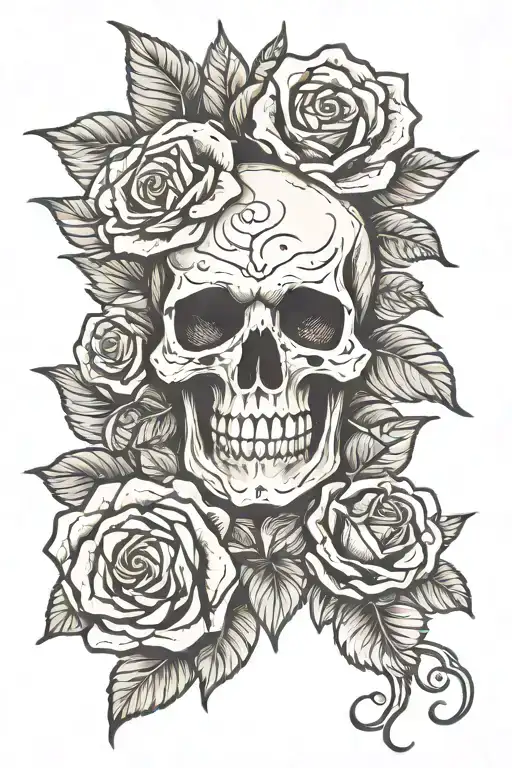 Skull Rose Bullet