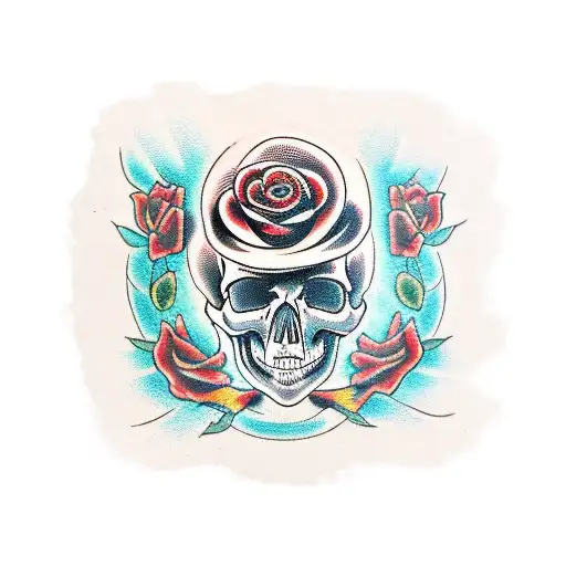 Skull And Roses