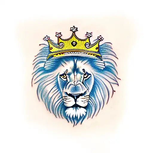 Lion With Crown