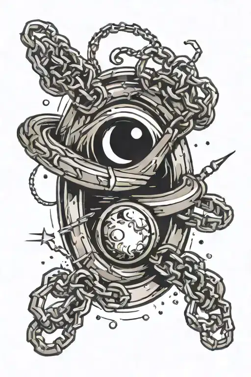 Black Hole And Chains Coming