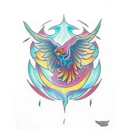 Phoenix Rising From The Ashes