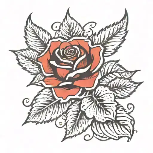 Rose With The Name Petals