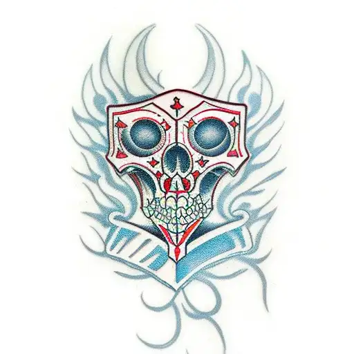 Traditionl Tattoo Of A Italian Switchblade