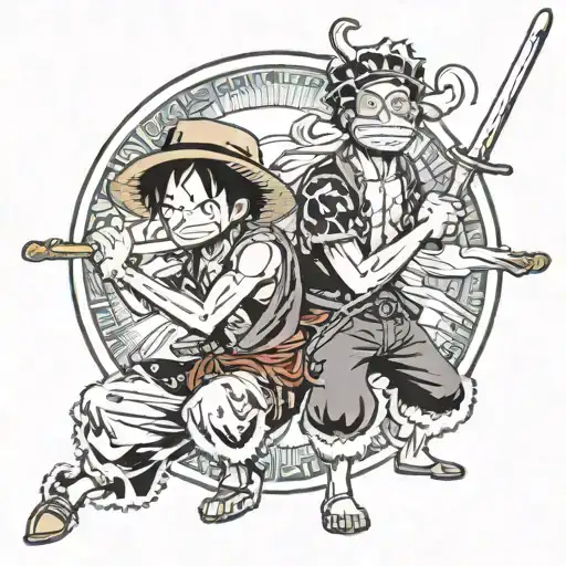 Luffy Y Zoro One Piece