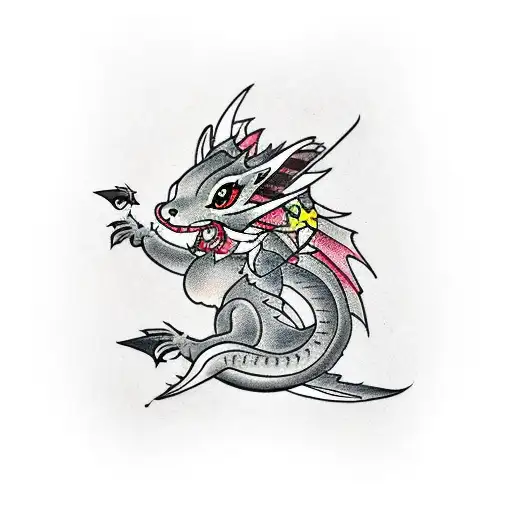 Dragon Squirrel In Body Armor