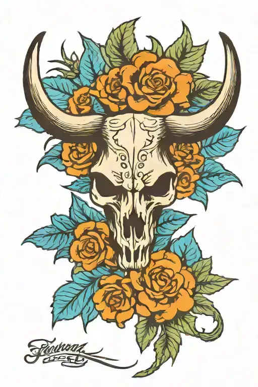 Longhorn Skull