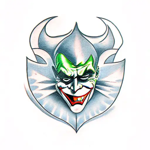 Bat Signal With The Joker