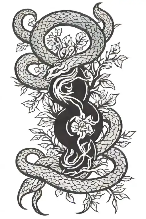 Snake And Roots