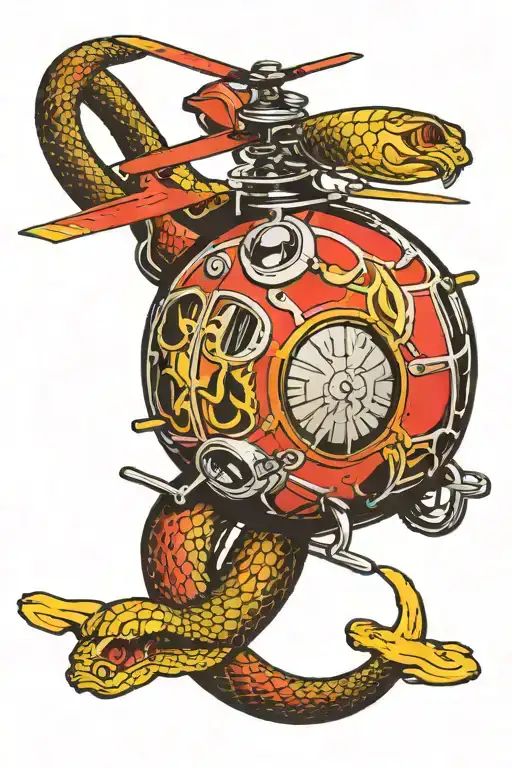 Snake Dshv Dome Helicopter