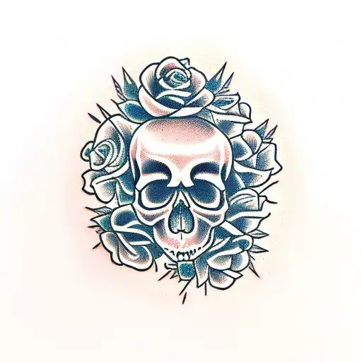 Skull And Roses
