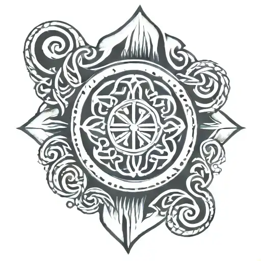 Celtic Shield Adorned